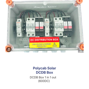 Polycab Solar DCDB Box (600V DC)